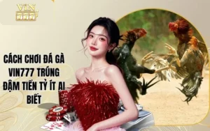 Cách Chơi Đá Gà Vin777 Trúng Đậm Tiền Tỷ Ít Ai Biết